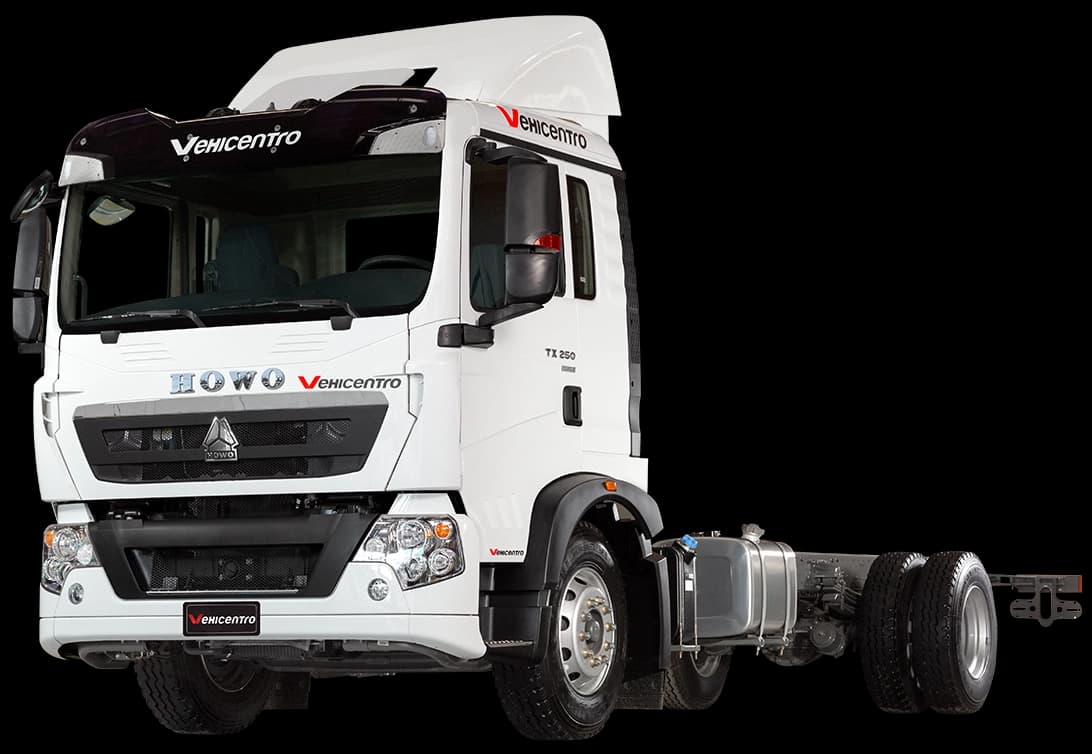 CAMIÓN TX 250 CHASIS CORTO MT Howo Sinotruk serie TX 250 HP - 2.200 RPM HP 2025 imagen frontal