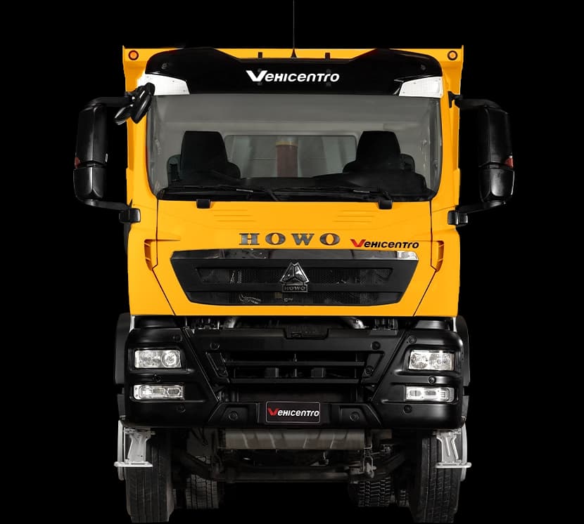 VOLQUETA TX 400 6X4 MT COMPLETA Howo Sinotruk serie TX 400 HP -1.900 RPM HP 2025 imagen frontal