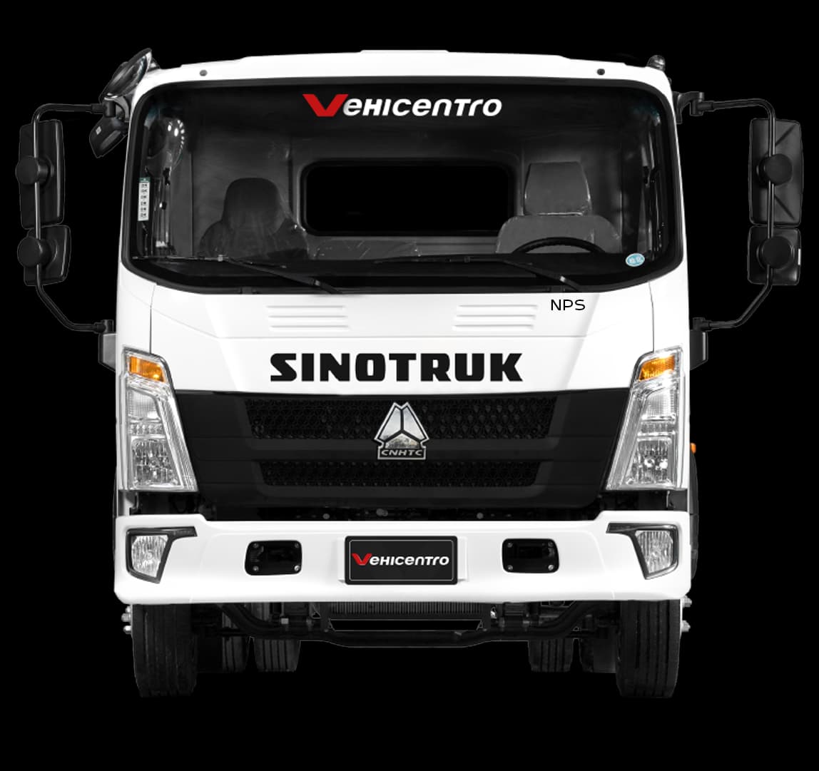 CAMIÓN NPS 8 PBV Howo Sinotruk serie N 170 HP - 2.900 RPM HP 2025 imagen frontal