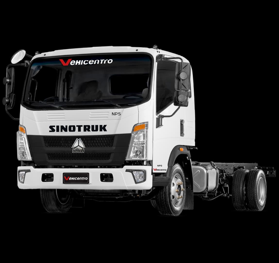 CAMIÓN NPS 8 PBV Howo Sinotruk serie N 170 HP - 2.900 RPM HP 2025 imagen lateral