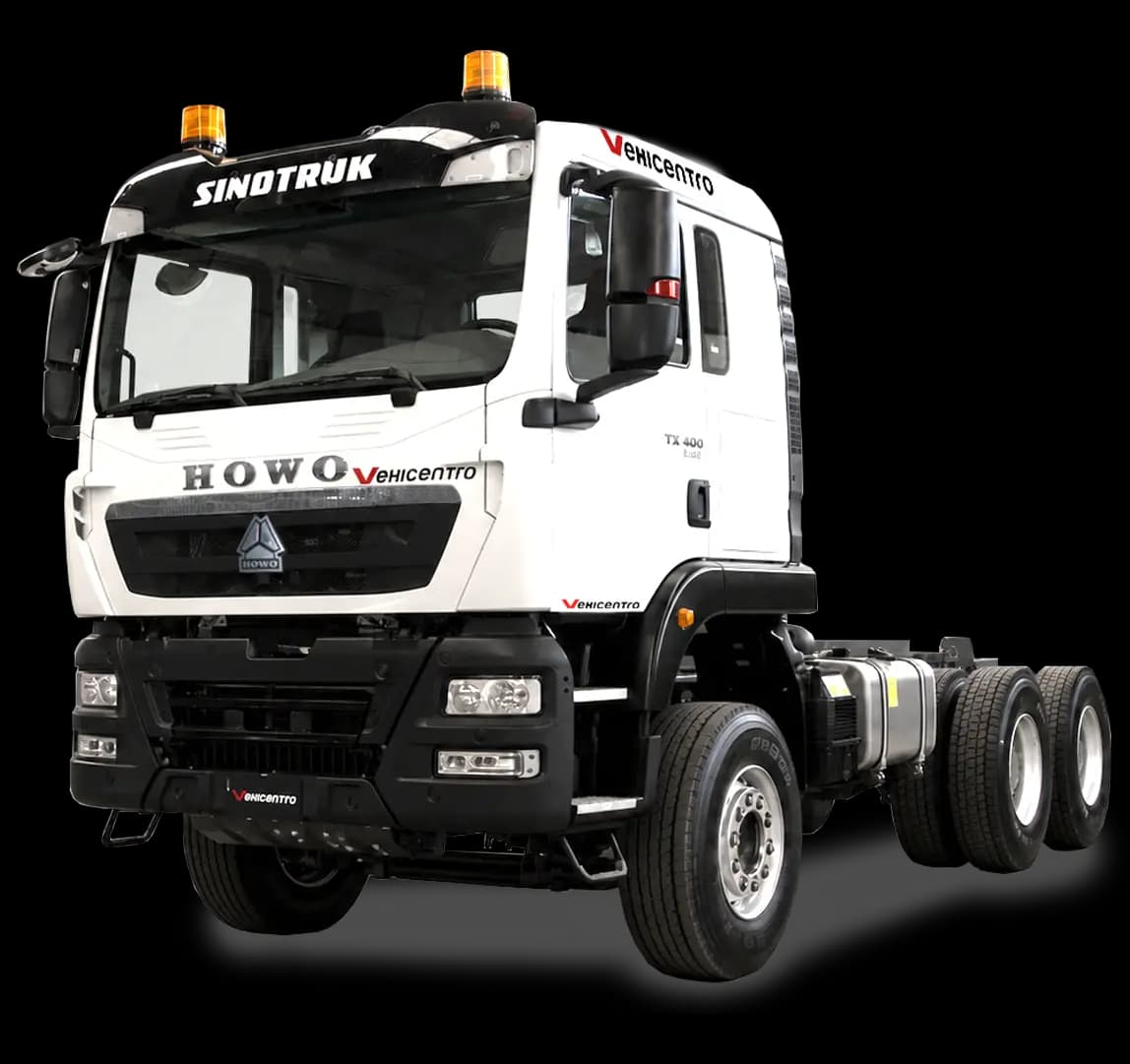 CAMIÓN TX 400 CHASIS CORTO 6X4 Howo Sinotruk serie TX 400 HP - 1.900 RPM HP 2025 imagen lateral